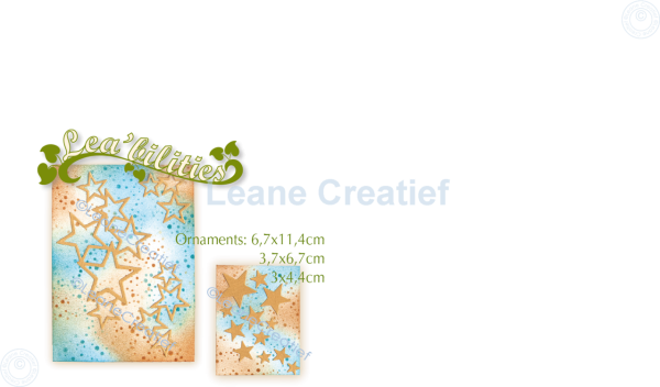 Leane Creatief - Stanzschablone "Star Ornaments" Lea’bilitie Dies