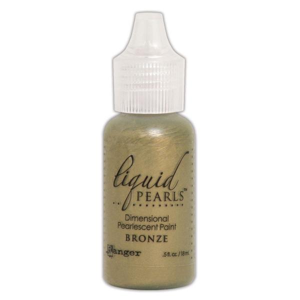 Ranger Ink - 3D Perlenkleber "Bronze" Liquid Pearls 14g