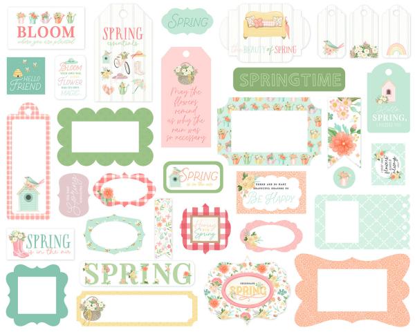 Carta Bella "Here Comes Spring" Frames & Tags