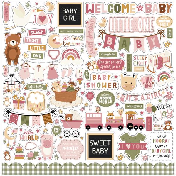 Echo Park - Komplettpaket "Special Delivery Baby Girl" Mega Bundle