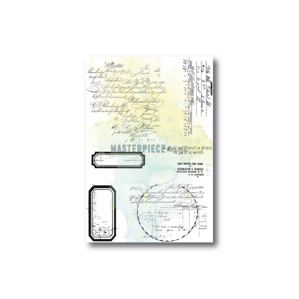 Masterpiece Design - Stempelset "Curvy Letters" Memory Planner Clear Stamps