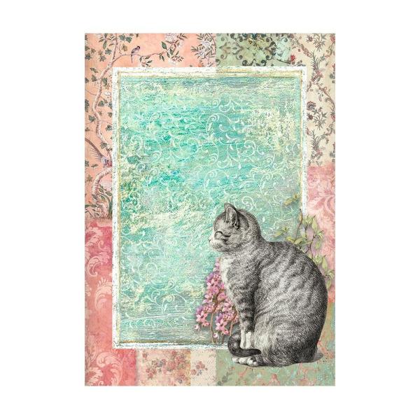 Stamperia - Decopatch Papier "Backgrounds" Decoupage A6 - 8 Bogen  