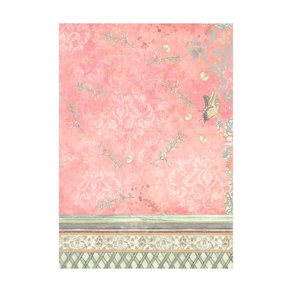 Stamperia - Decopatch Papier "Backgrounds" Decoupage A6 - 8 Bogen  