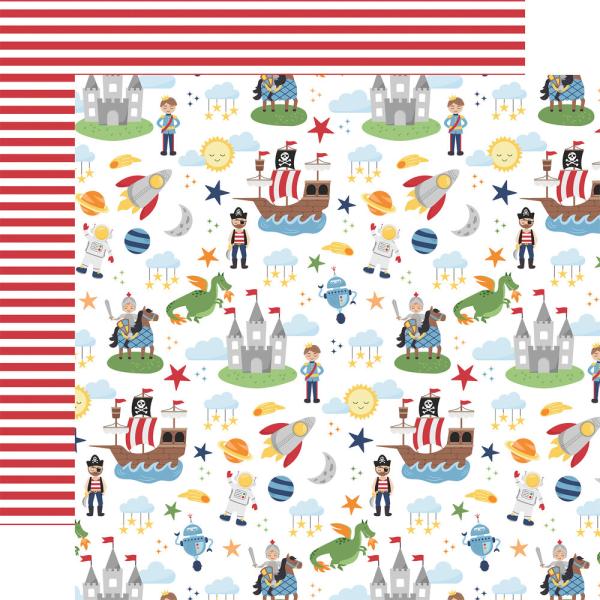 Echo Park - Designpapier "My Little Boy" Paper Pack 6x6 Inch - 24 Bogen