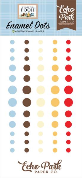 Echo Park - Enamel Dots "Winnie The Pooh " 60 Stück