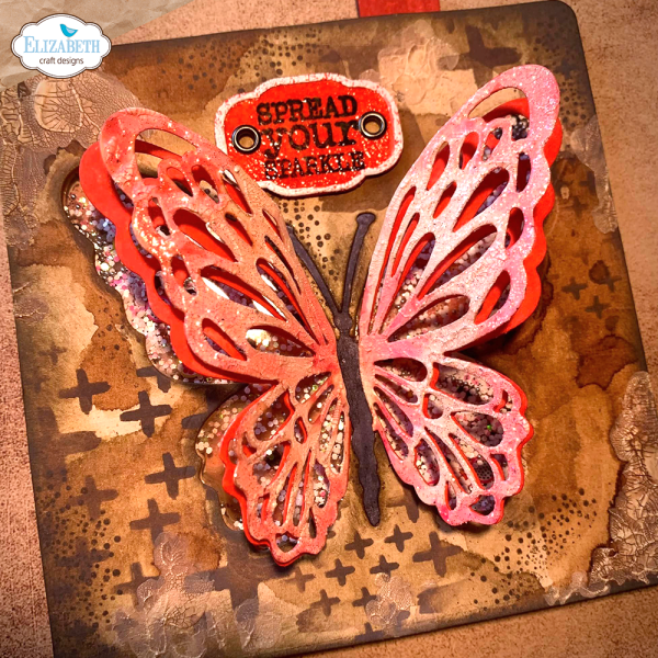 Elizabeth Craft Designs - Stanzschalone "Ornate Butterfly" Dies