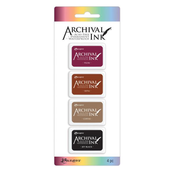 Ranger - Archival Mini Ink Pad "Kit 2" Stempelkissen - Pigmenttinte 