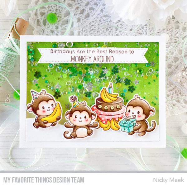 My Favorite Things Stempelset "Monkey Around" Clear Stamps