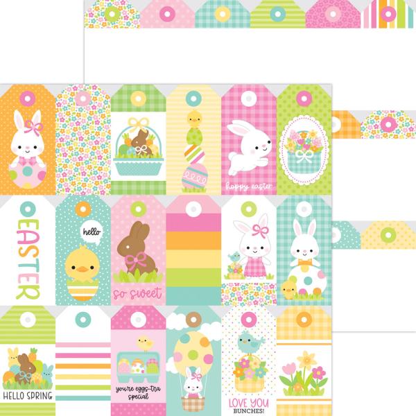 Doodlebug Design - Designpapier "Bunny Hop" Paper Pack 6x6 Inch - 24 Bogen