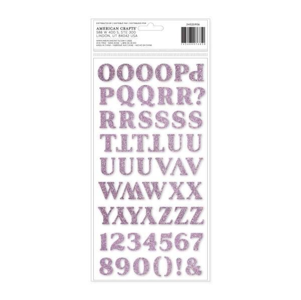 American Crafts - Aufkleber "Dreamer" Glitter Foam Letter Sticker
