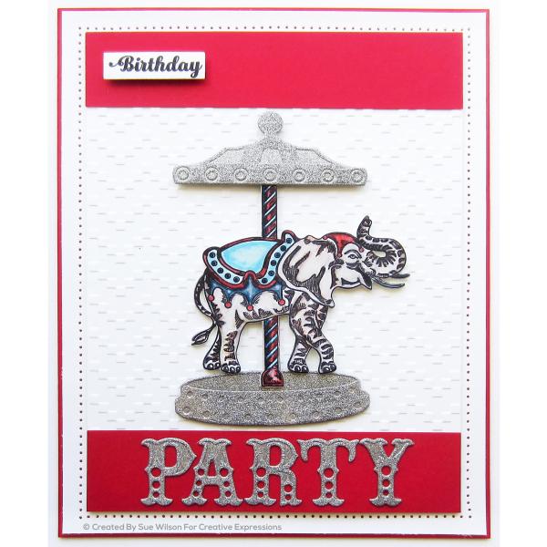 Creative Expressions - Stanzschablone "Carousel" Craft Dies Design by Sue Wilson