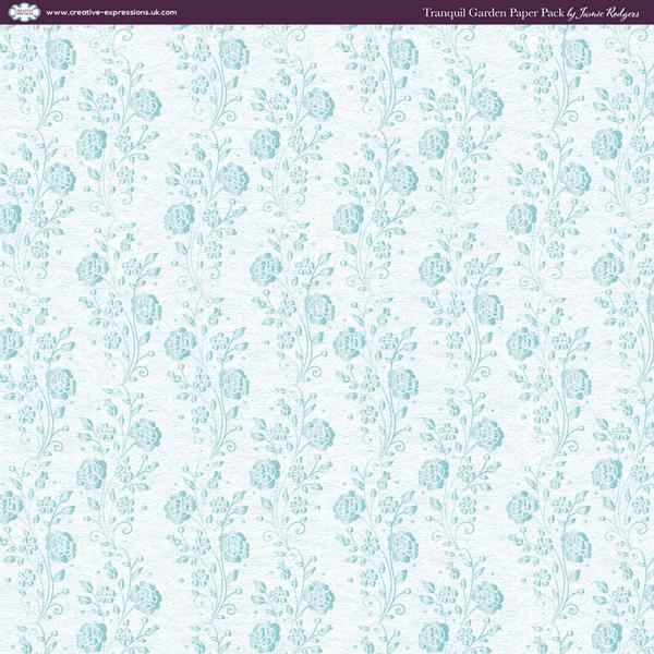 Creative Expressions - Designpapier "Tranquil Shades" Paper Pack 8x8 Inch - 32 Bogen  