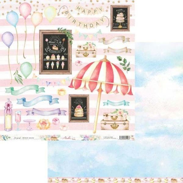 Memory Place - Designpapier "So Sweet" Paper Pack 6x6 Inch - 10 Bogen
