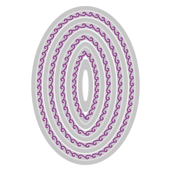 Sizzix - Stanzschablone "Clare Classic Ovals" Framelits Craft Dies Design by Stacey Park