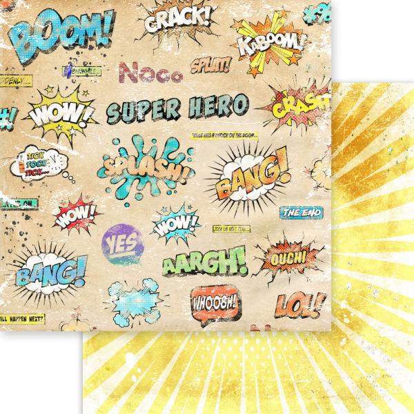 Memory Place - Designpapier "Super Awesome" Paper Pack 12x12 Inch - 12 Bogen