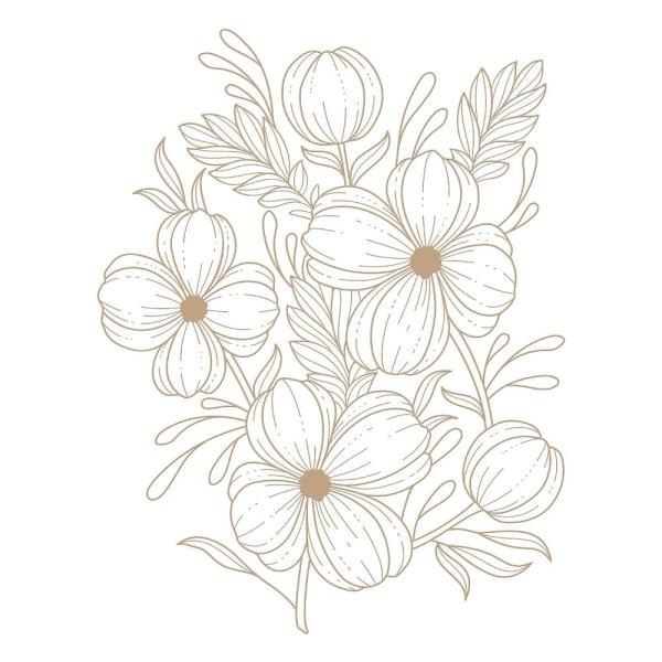 Spellbinders - Heißfolien-Platte "Glimmering Buttercups" Hot Foil Plate Glimmer