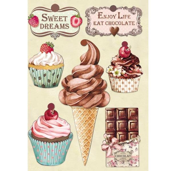 Stamperia - Holzteile A5 "Sweety" Wooden Shapes