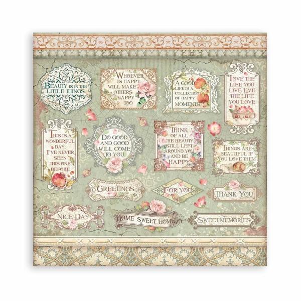 Stamperia - Designpapier "Casa Granada" Paper Pack 6x6 Inch - 10 Bogen