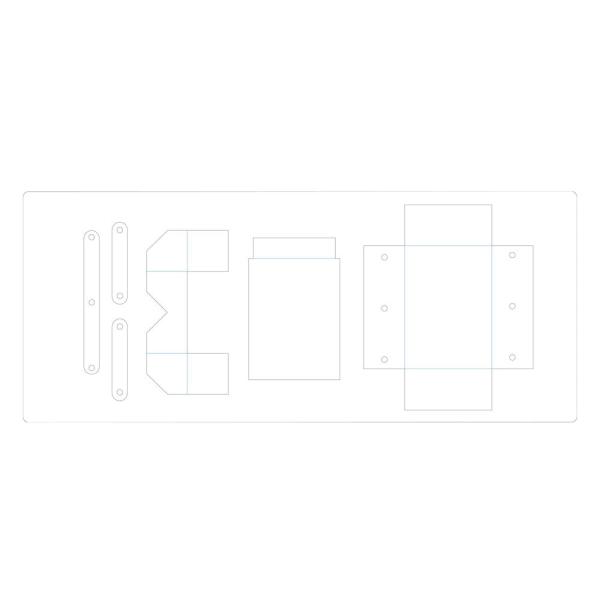 Sizzix - Stanzschablone "Cantilever Sewing Box" ScoreBoards XL Dies
