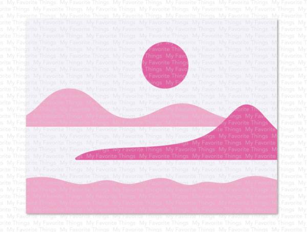 My Favorite Things - Stanzschablone "Serene Sunset" Die-namics