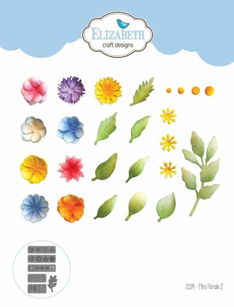 Elizabeth Craft Designs - Stanzschalone "Mini Florals 2" Dies