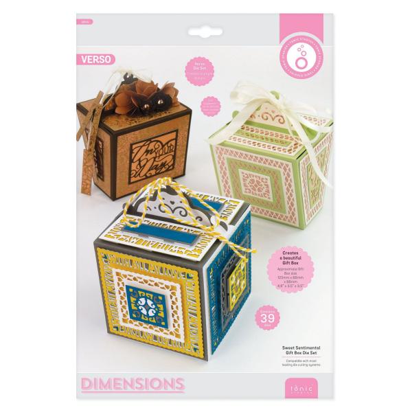 Tonic Studios - Stanzschablone "Sweet Sentimental Gift Box" Dies 