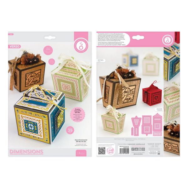 Tonic Studios - Stanzschablone "Sweet Sentimental Gift Box" Dies 