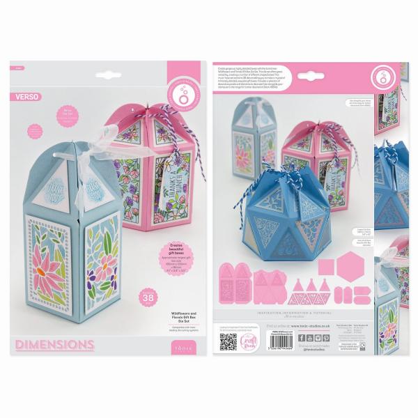 Tonic Studios - Stanzschablone "Wildflowers and Florals Gift Box" Dies 