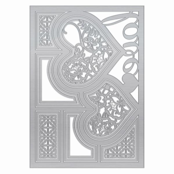 Tonic Studios - Stanzschablone "Essentials sentimental frames Love" Dies 