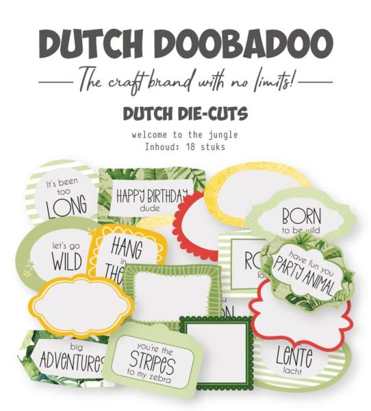 Dutch Doobadoo - Stanzteile "Welcome to the Jungle" Die Cuts