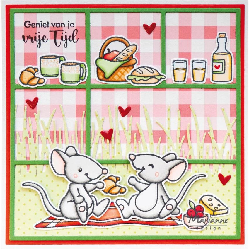 Marianne Design - Präge- und Stanzschablone "Layout Square" Creatables Dies