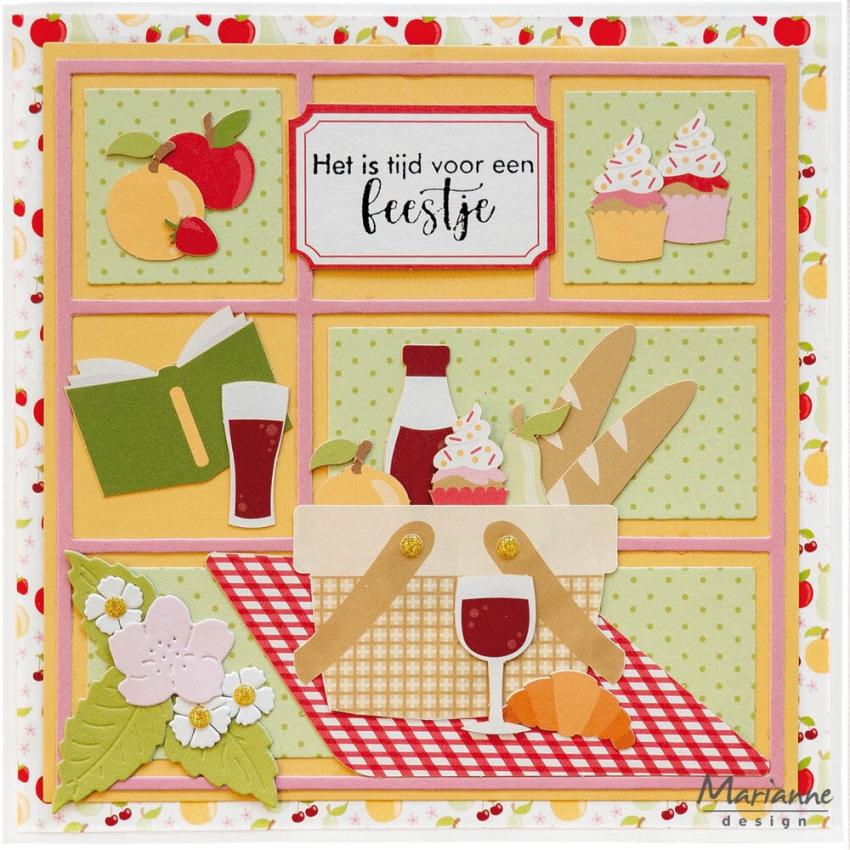 Marianne Design - Präge- und Stanzschablone "Layout Square" Creatables Dies