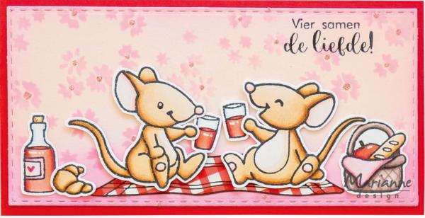 Marianne Design - Stempel & Stanzschbalone "Animals Picnic" Clear Stamps & Dies
