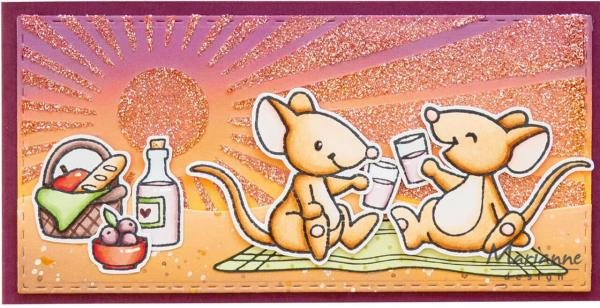 Marianne Design - Stempel & Stanzschbalone "Animals Picnic" Clear Stamps & Dies