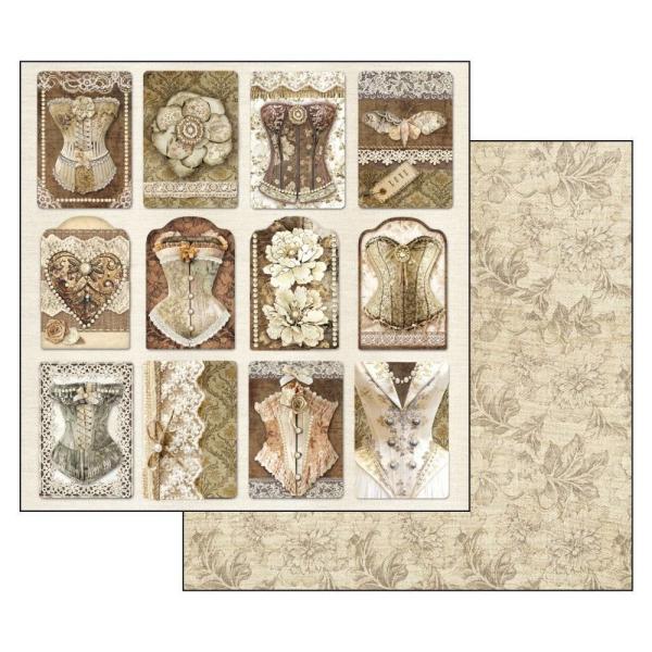 Stamperia - Designpapier "Old Lace" Paper Pack 12x12 Inch - 10 Bogen