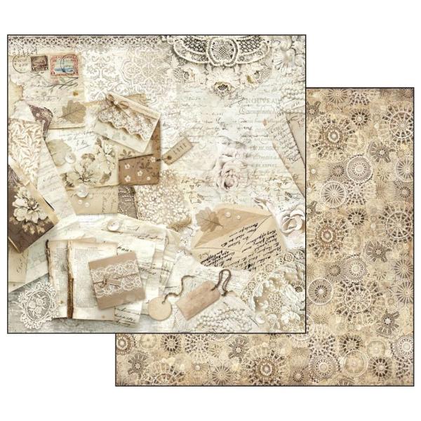 Stamperia - Designpapier "Old Lace" Paper Pack 12x12 Inch - 10 Bogen