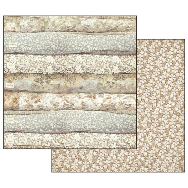 Stamperia - Designpapier "Old Lace" Paper Pack 12x12 Inch - 10 Bogen