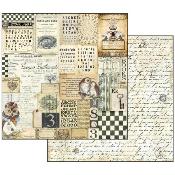 Stamperia - Designpapier "Alchemy" Paper Pack 12x12 Inch - 10 Bogen