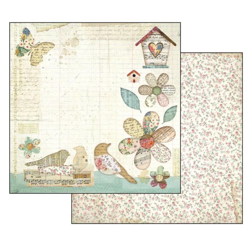 Stamperia - Designpapier "Garden" Paper Pack 12x12 Inch - 10 Bogen
