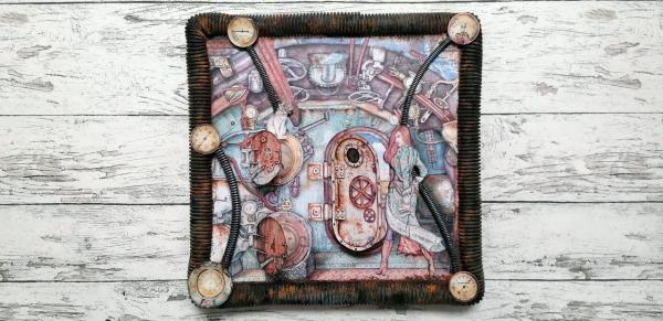 Stamperia - Designpapier "Lady Vagabond Lifestyle Ship Gate" Paper Sheets 12x12 Inch - 10 Bogen