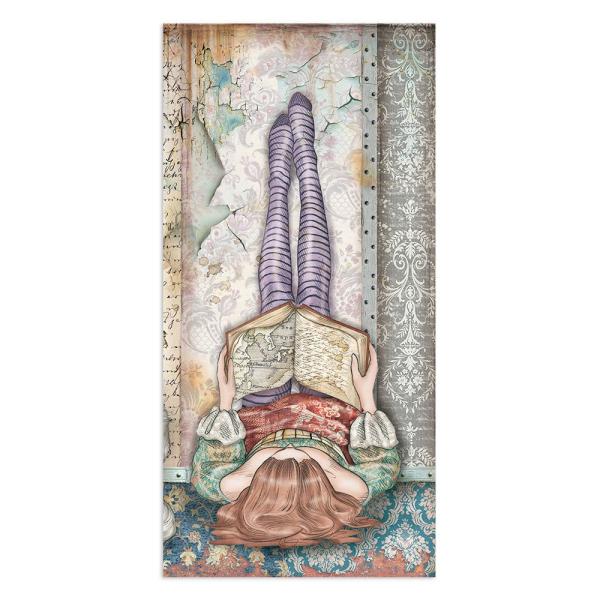 Stamperia - Designpapier "Lady Vagabond Lifestyle " Paper Pack 6x12 Inch - 10 Bogen