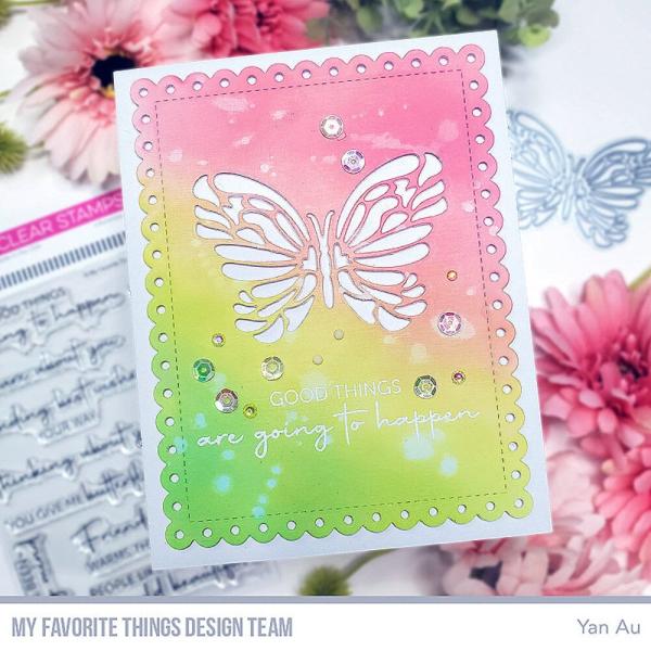 My Favorite Things - Stanzschablone "Peek-a-Boo Butterfly" Die-namics