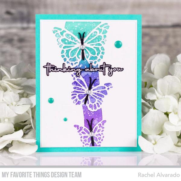 My Favorite Things - Stanzschablone "You Give Me Butterflies" Die-namics