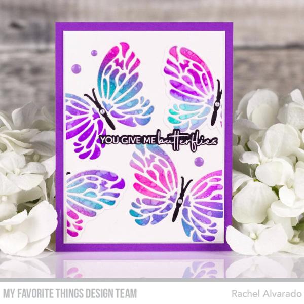 My Favorite Things - Stanzschablone "You Give Me Butterflies" Die-namics