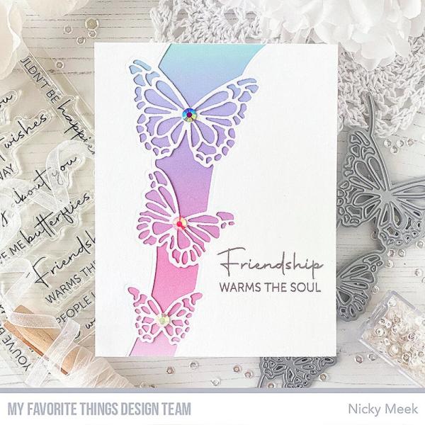 My Favorite Things - Stanzschablone "You Give Me Butterflies" Die-namics