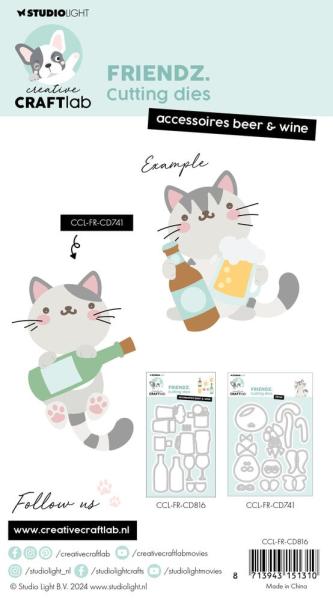 Creative Craft Lab - Studio Light - Stanzschablone "Beer & Wine" Dies