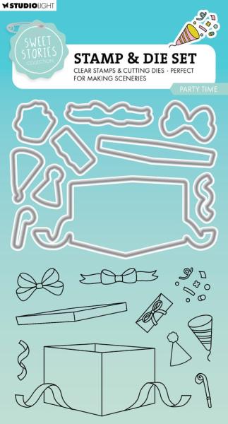 Studio Light - Stempel & Stanzschablone "Time to Party" Stamp & Dies