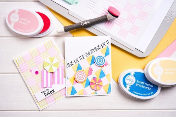 Sizzix - Schablone "Pool Deck" Layered Stencil Design by Catherine Pooler