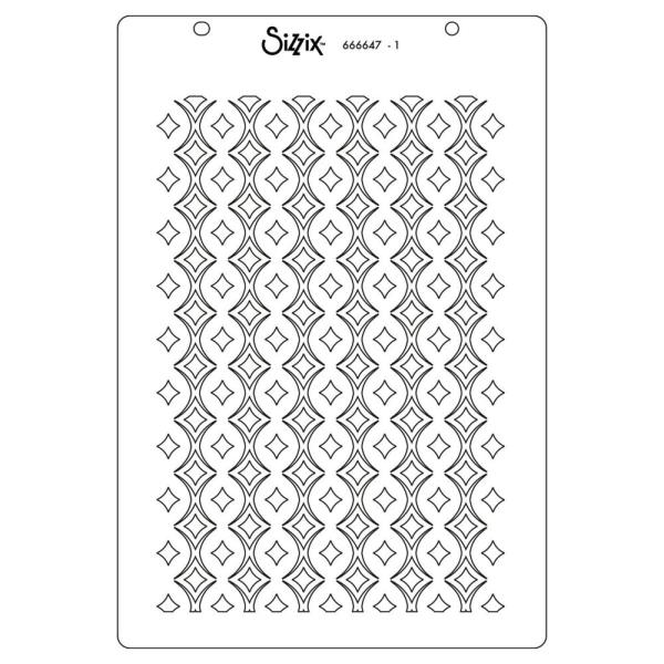 Sizzix - Schablone "Uptown Adornment" Stencil Design by Stacey Park