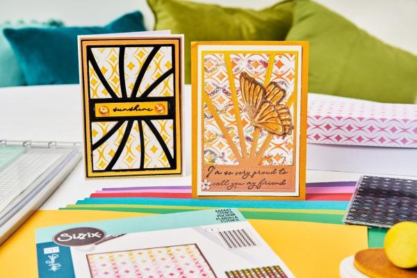 Sizzix - Schablone "Uptown Adornment" Stencil Design by Stacey Park